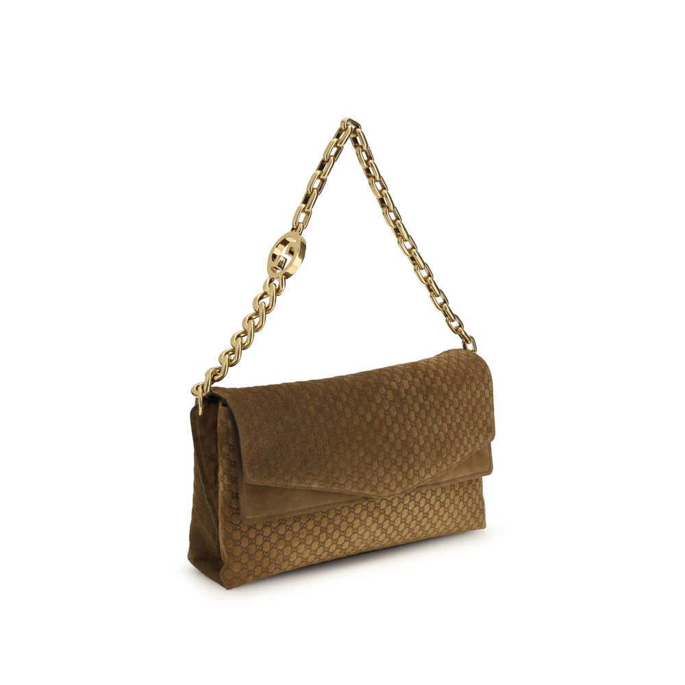 Borsa Gucci in pelle di vitello beige Bos Taurus