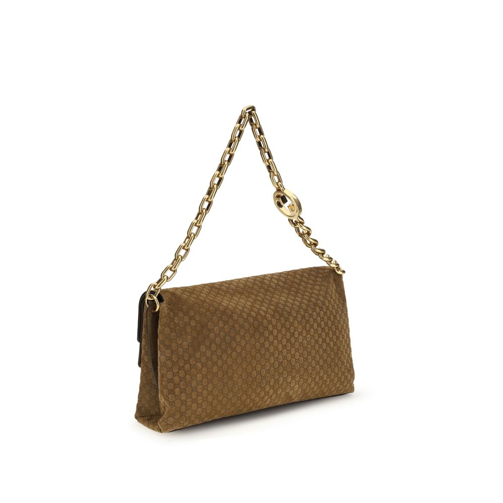 Gucci Beige Calf Leather Bos Taurus Handbag