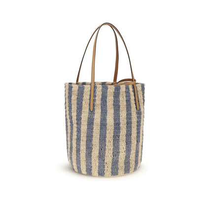 Sac Seau en Rafia Multicolore Valentino Garavani