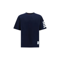 Thom Browne Blue Cotton T-Shirt