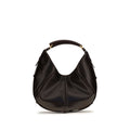 Sac porté épaule Saint Laurent en cuir de veau marron Bos Taurus