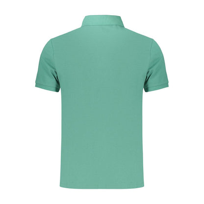 Polo en Coton Vert Calvin Klein pour Homme