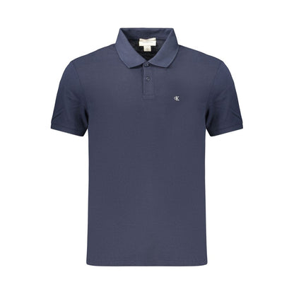 Polo Calvin Klein en coton bleu pour homme