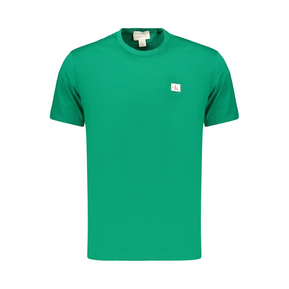 T-shirt vert en coton Calvin Klein pour homme