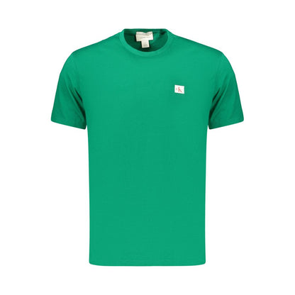 T-shirt vert en coton Calvin Klein pour homme