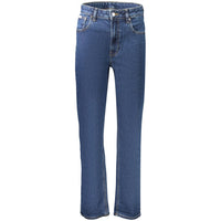 Calvin Klein Blue Cotton Women's Jeans