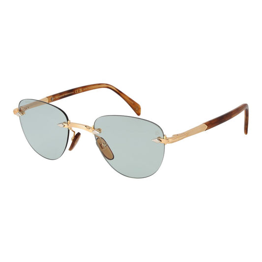 Occhiali da sole David Beckham in metallo dorato