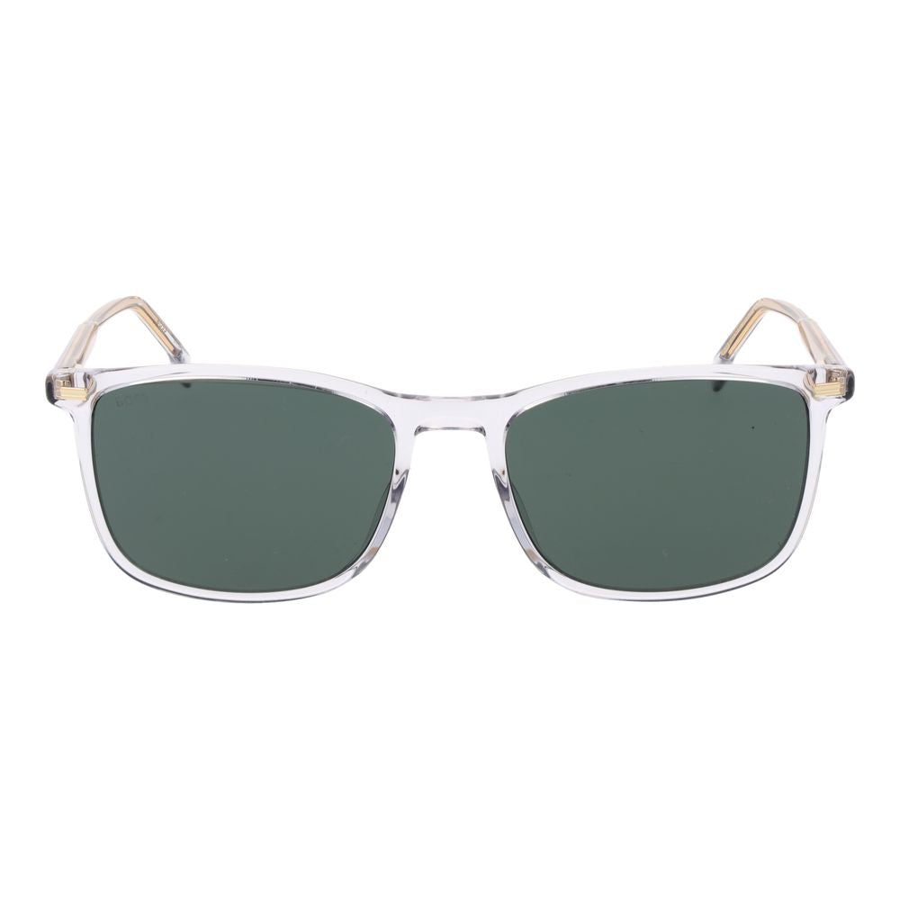 Lunettes de soleil Hugo Boss en acétate gris