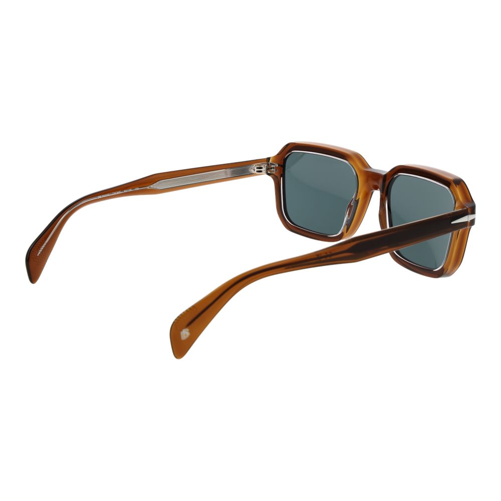 Lunettes de soleil David Beckham en acétate marron