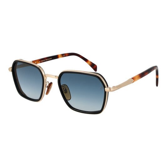 Occhiali da sole David Beckham in metallo dorato