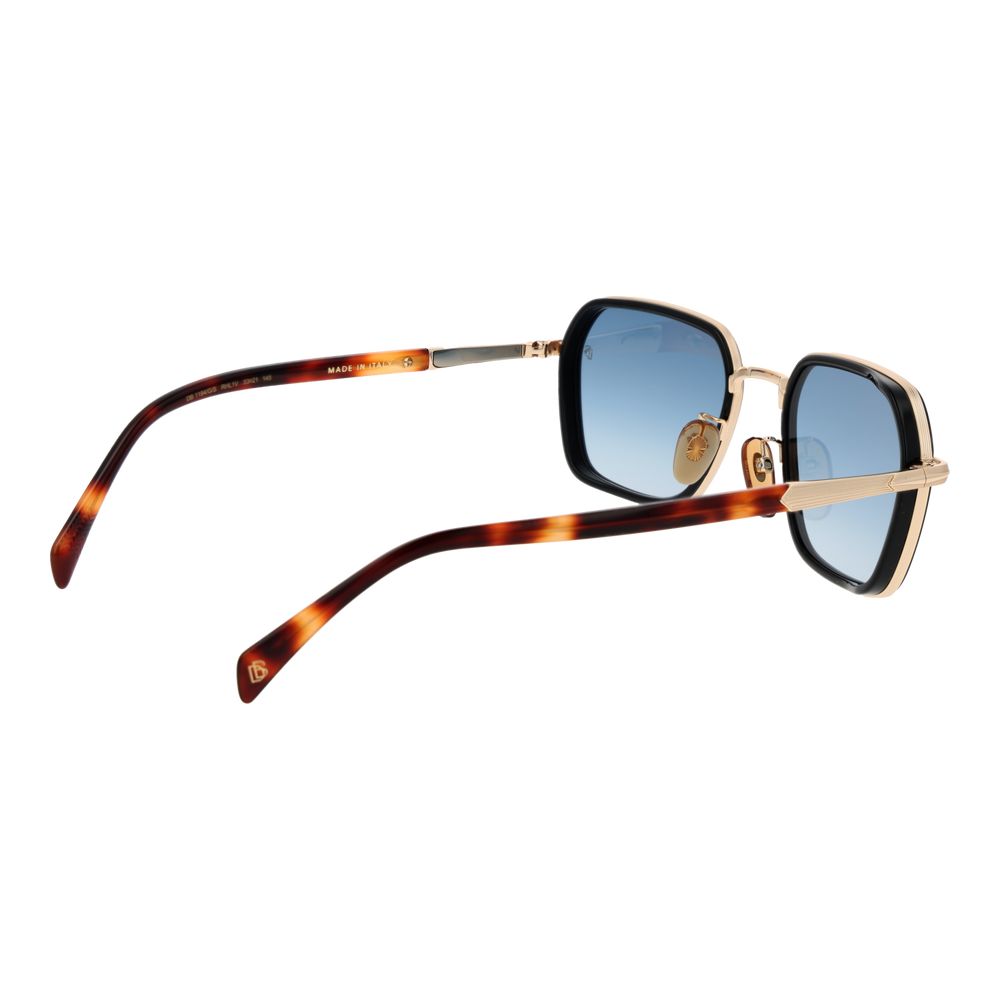 Lunettes de soleil David Beckham en métal doré