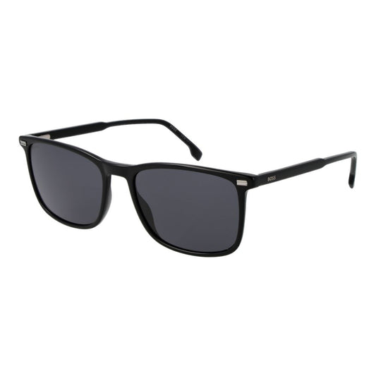 Occhiali da sole neri in acetato Hugo Boss
