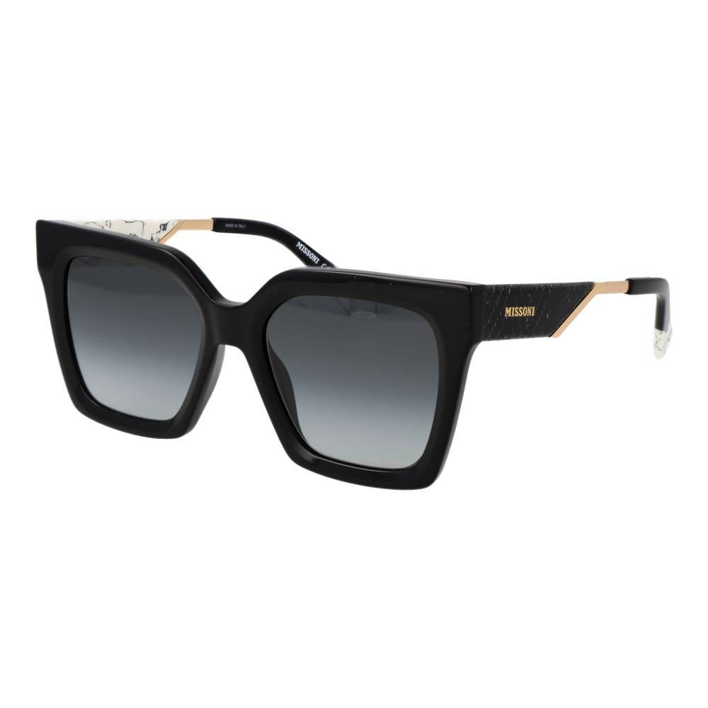 Lunettes de soleil Missoni en acétate noir