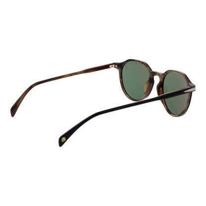 Lunettes de soleil en acétate noir David Beckham