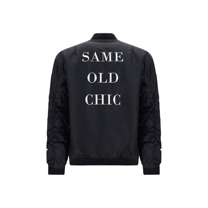 Bomber Moschino noir en polyamide