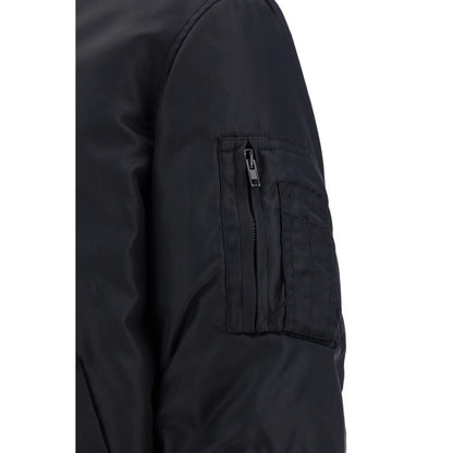 Bomber Moschino noir en polyamide