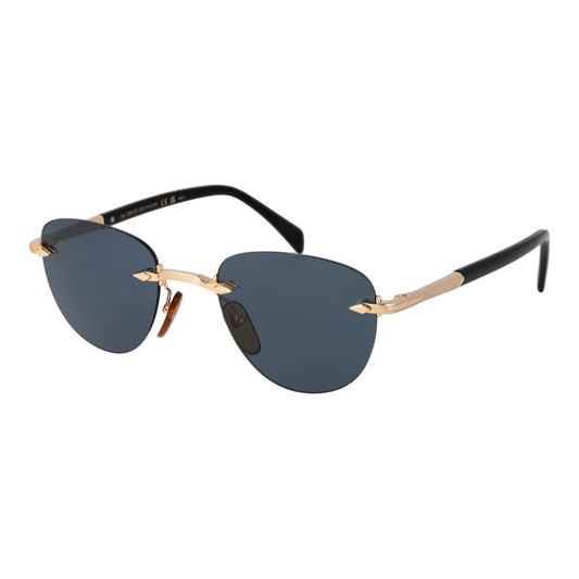 Occhiali da Sole David Beckham in Metallo Oro Rosa