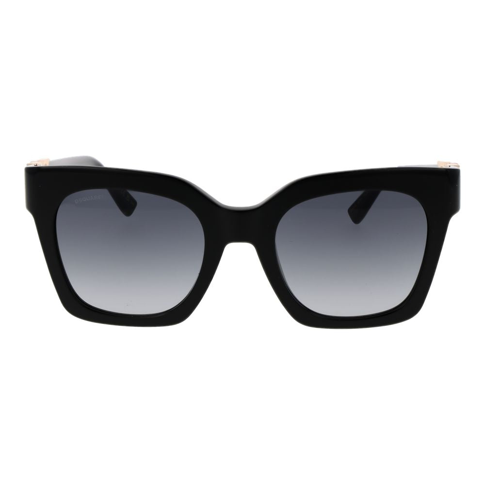 Lunettes de soleil Dsquared² en acétate noir