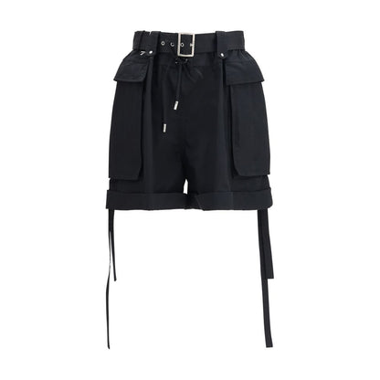 Shorts Bermudes Alexander McQueen en Coton Noir