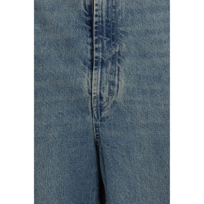 Jean en coton bleu taille haute Maison Margiela