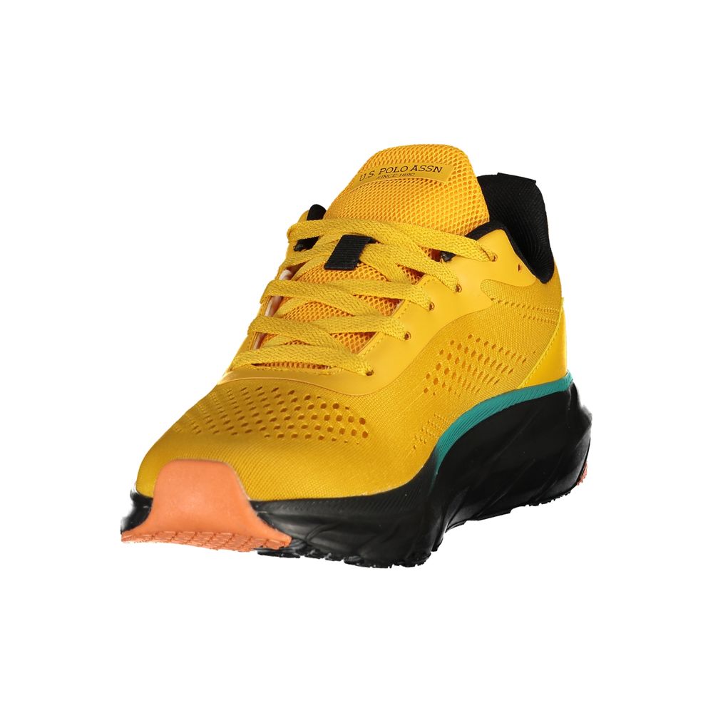 U.S. POLO ASSN. Sneaker da Uomo in Poliestere Giallo