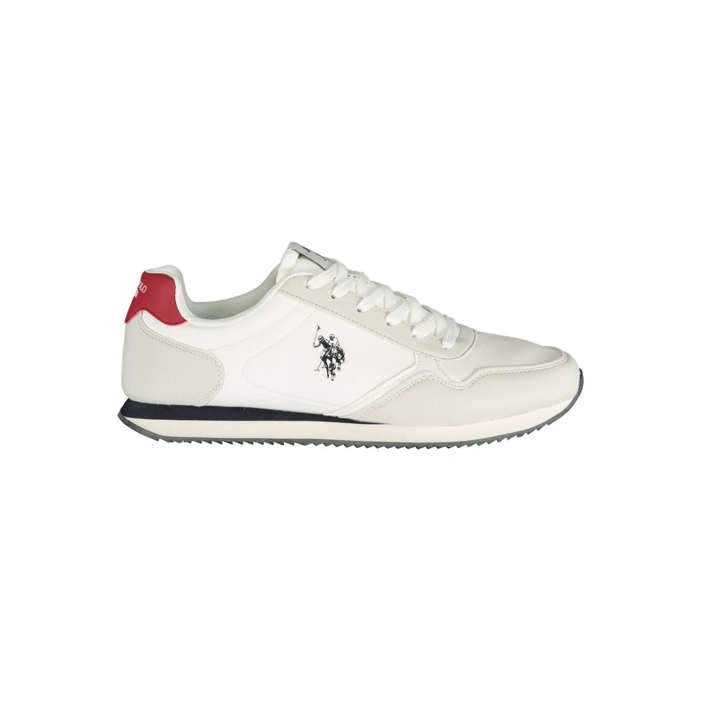 U.S. POLO ASSN. Sneaker da Uomo Bianca in Poliuretano
