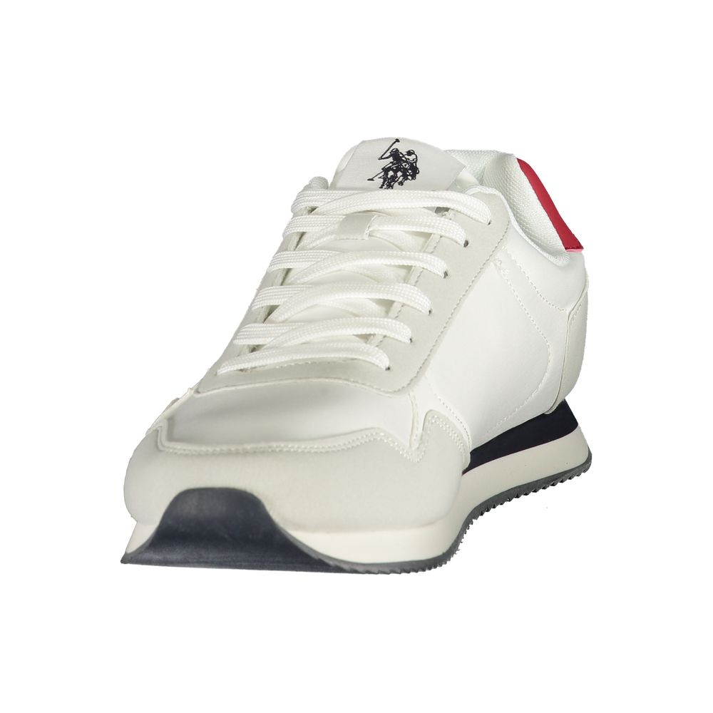 U.S. POLO ASSN. Sneaker da Uomo Bianca in Poliuretano