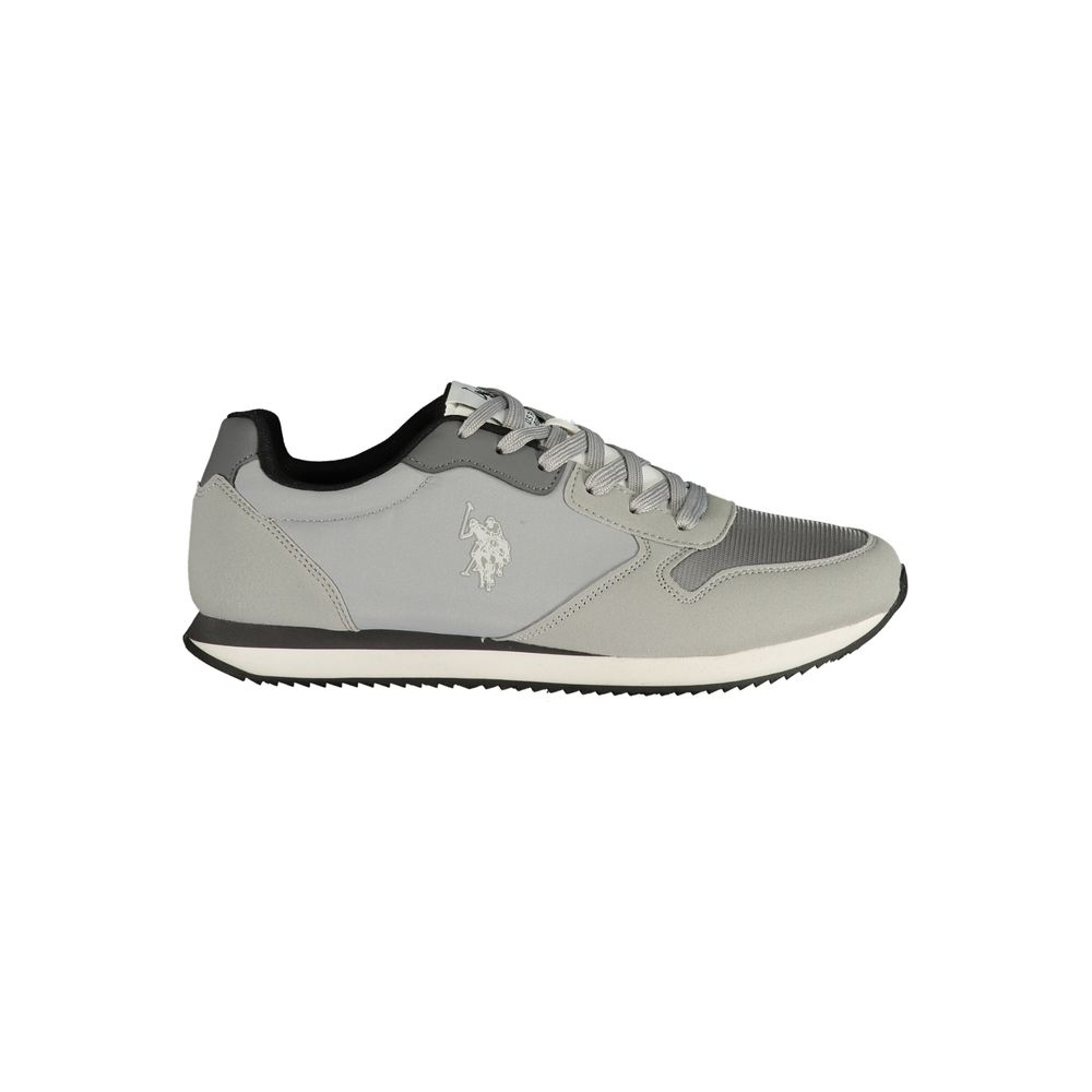 U.S. POLO ASSN. Sneaker da Uomo in Poliuretano Grigio Scuro