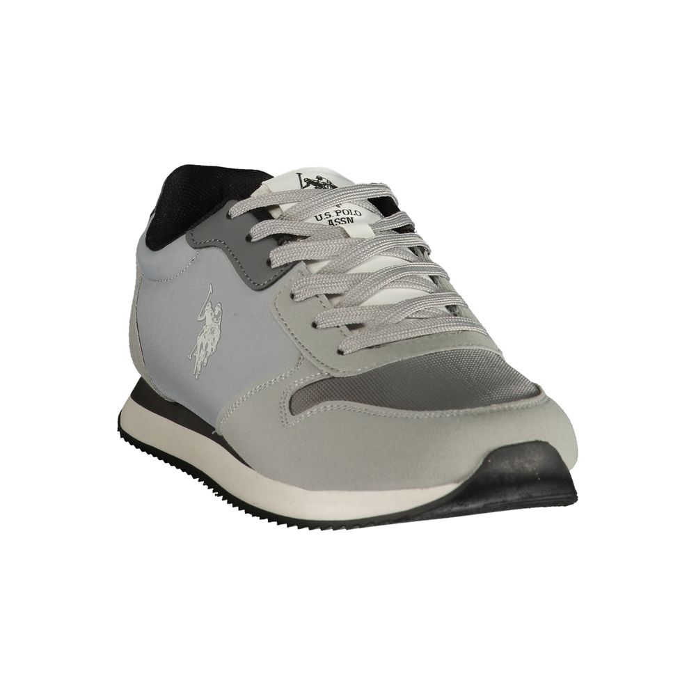 U.S. POLO ASSN. Sneaker da Uomo in Poliuretano Grigio Scuro