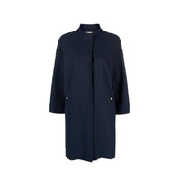 Herno Cappotto Blu in Elastan