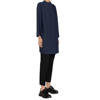 Herno Cappotto Blu in Elastan