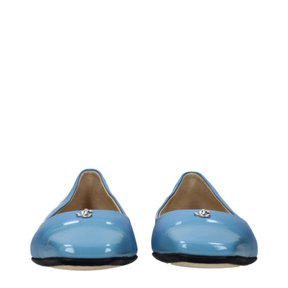 Ballerines Jimmy Choo en cuir bleu clair