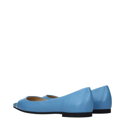 Ballerines Jimmy Choo en cuir bleu clair