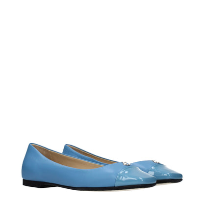 Ballerines Jimmy Choo en cuir bleu clair