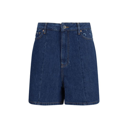 Bermuda in cotone blu Marine Serre