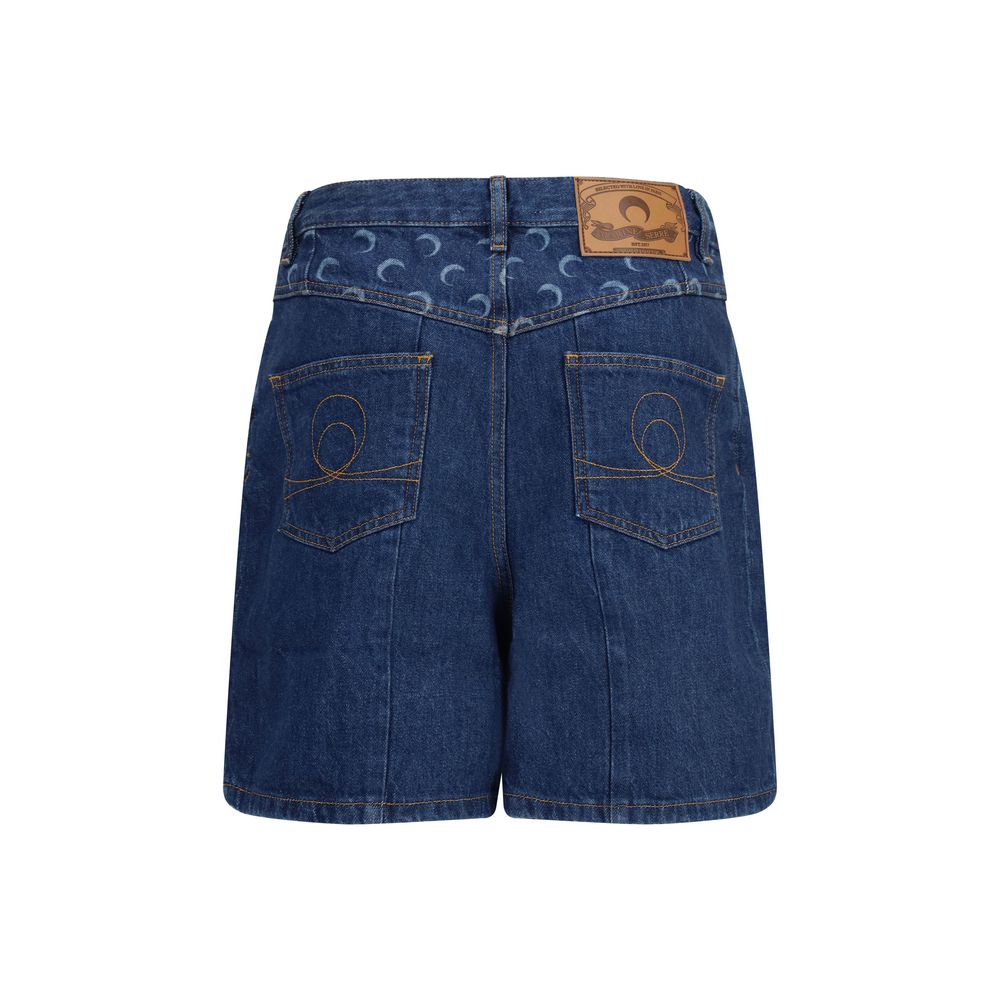 Bermuda in cotone blu Marine Serre