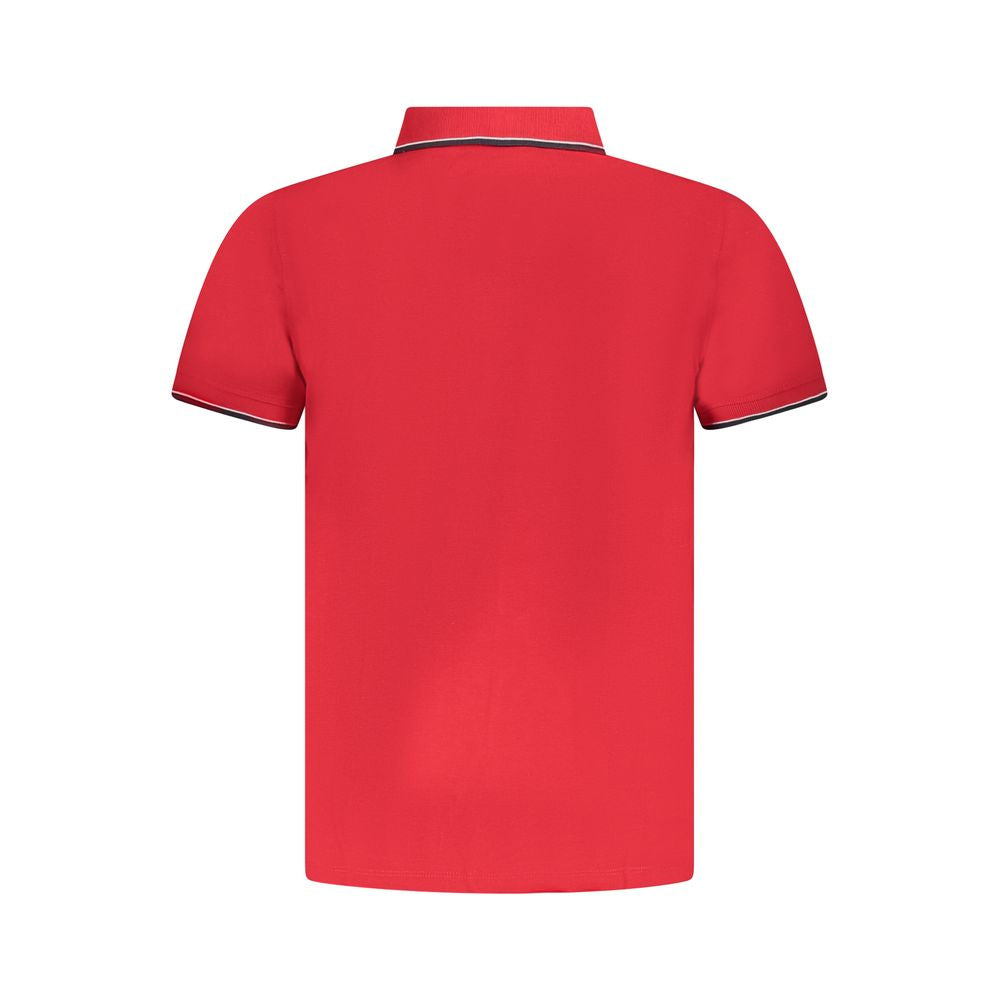 Norvegia 1963 Polo da Uomo in Cotone Rosso