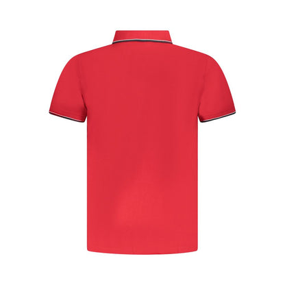Norvegia 1963 Polo da Uomo in Cotone Rosso