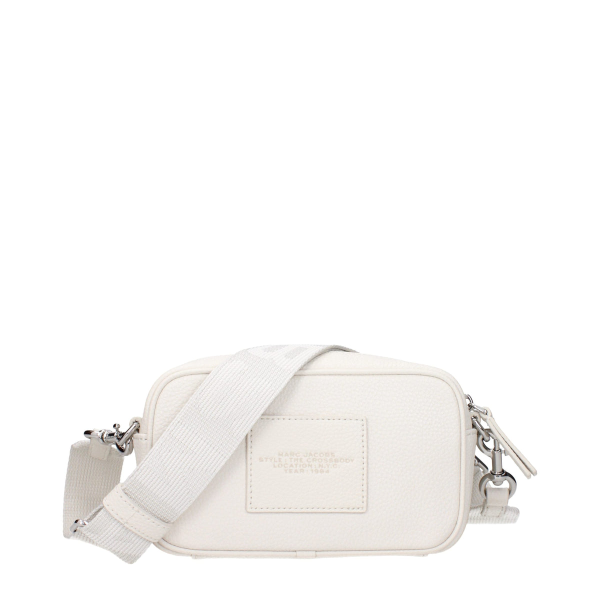 Sac bandoulière en cuir blanc Marc Jacobs