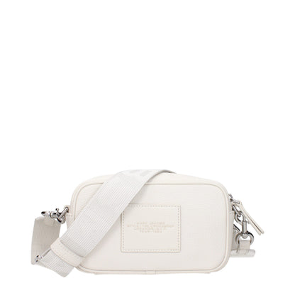 Sac bandoulière en cuir blanc Marc Jacobs