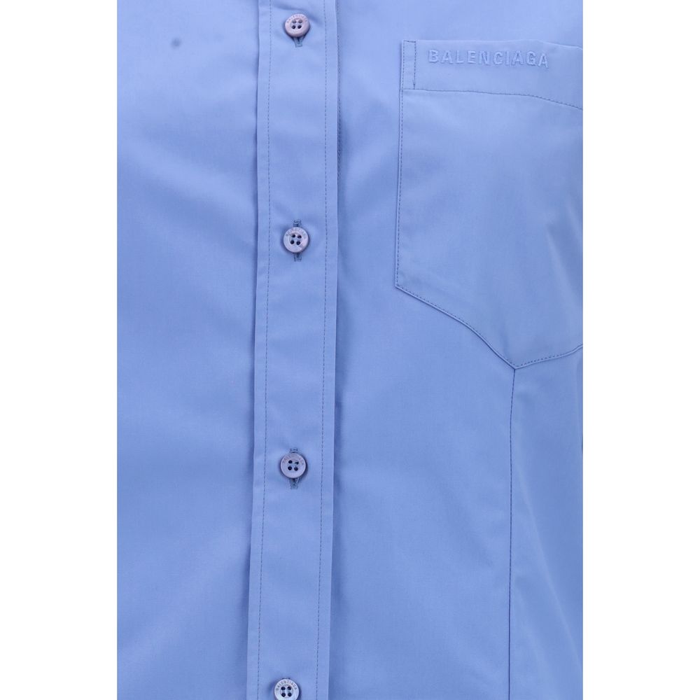 Camicia Balenciaga in cotone blu