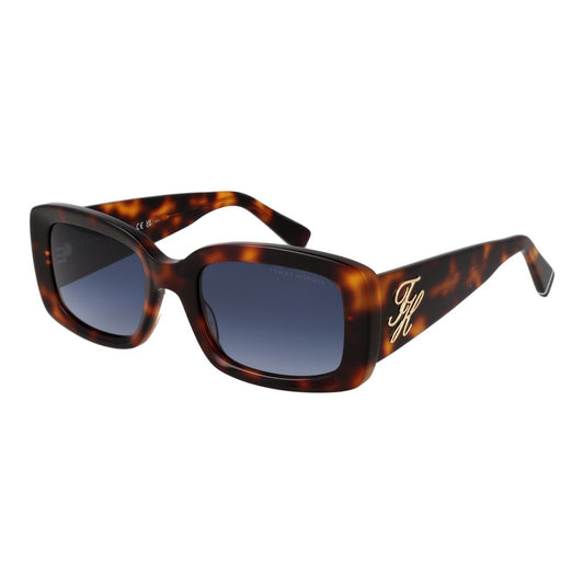 Occhiali da sole Tommy Hilfiger in acetato marrone