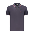 Coveri Moving Blue Cotton Men's Polo
