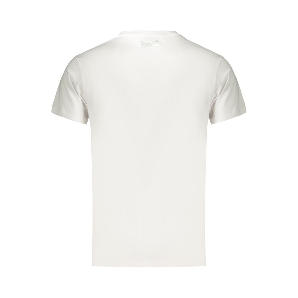 T-Shirt Uomo Bikkembergs in Cotone Bianco