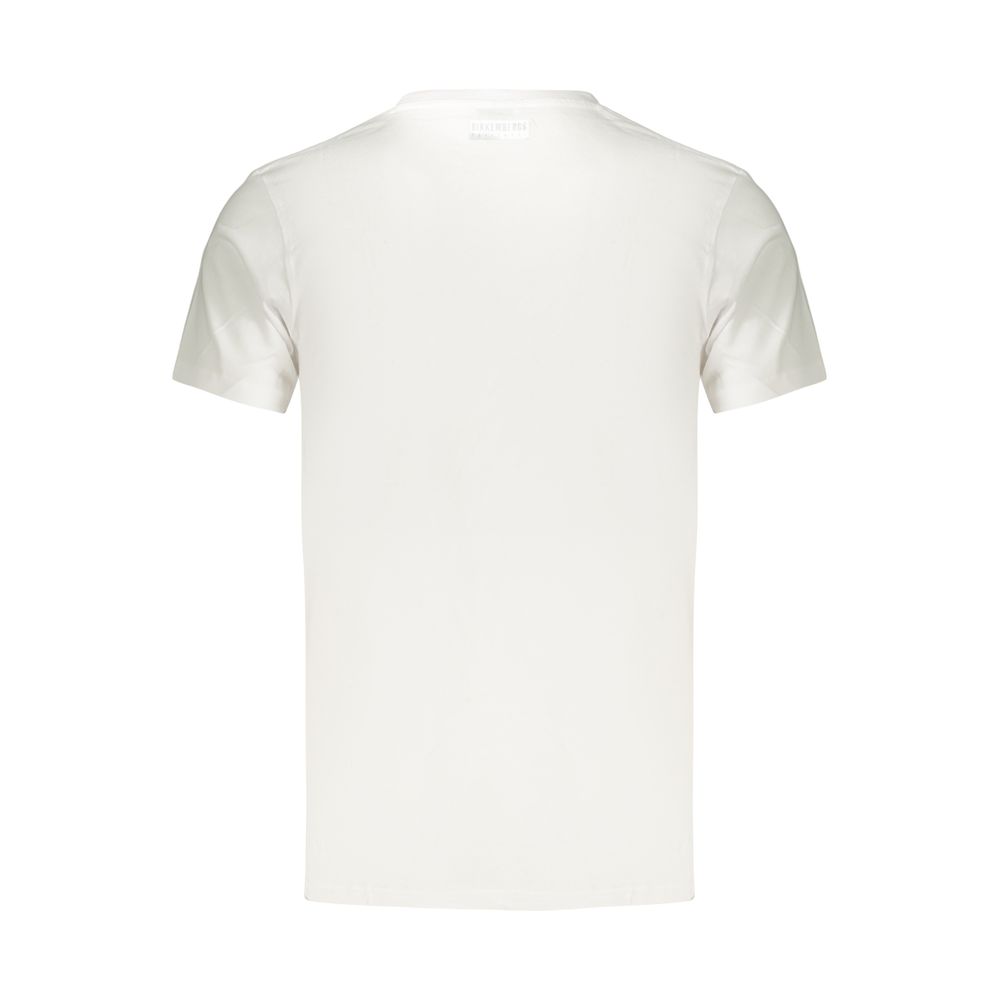T-Shirt Uomo Bikkembergs in Cotone Bianco