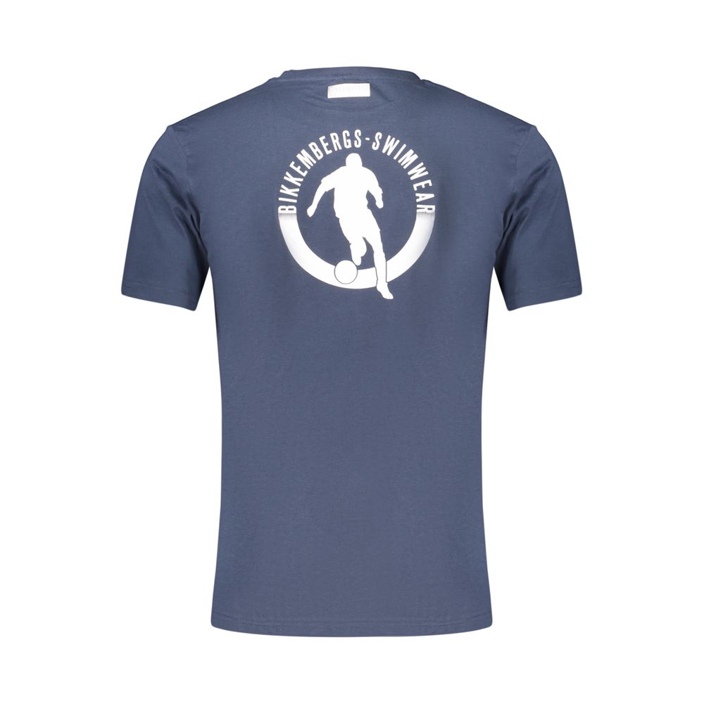Bikkembergs T-shirt da uomo in cotone blu