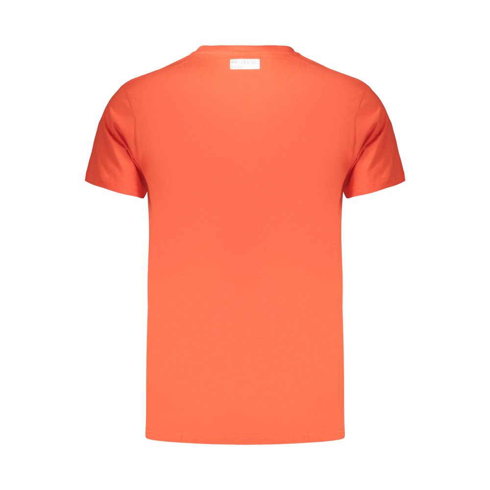 T-Shirt Bikkembergs da uomo in cotone arancione