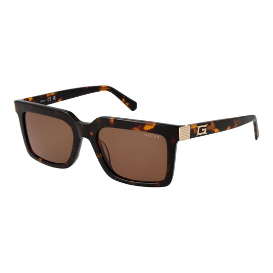 Occhiali da sole Guess in acetato marrone