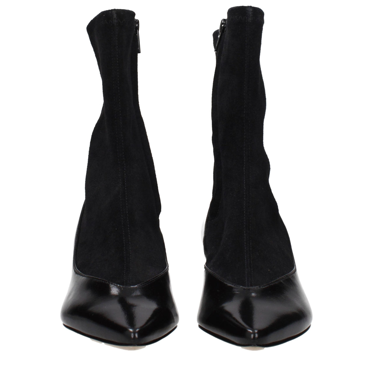 Jacquemus Stiefeletten aus schwarzem Leder