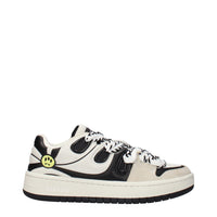 Barrow Beige Leather Sneakers